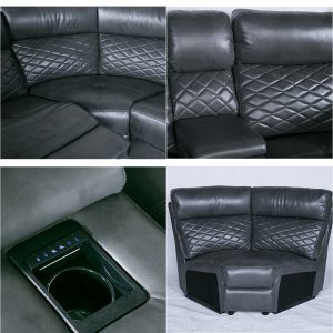 Electric Corner Sectional Recliner Sofa