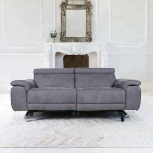 Luxury European Style electric recliner sofa fabric loveseat Sofa Set