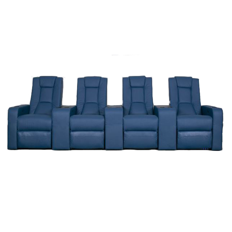 Affordable Modern Large Blue Mid Century Living Room Cinema Sofa