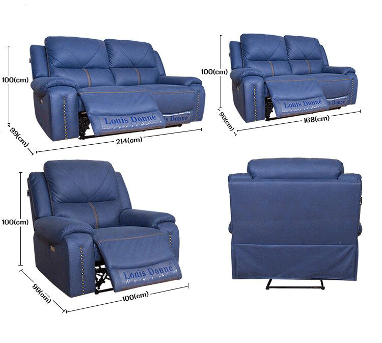 modern fabric recliner sofa
