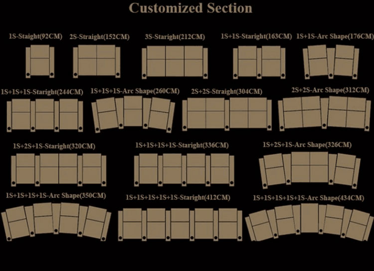 modern reclining sofa set