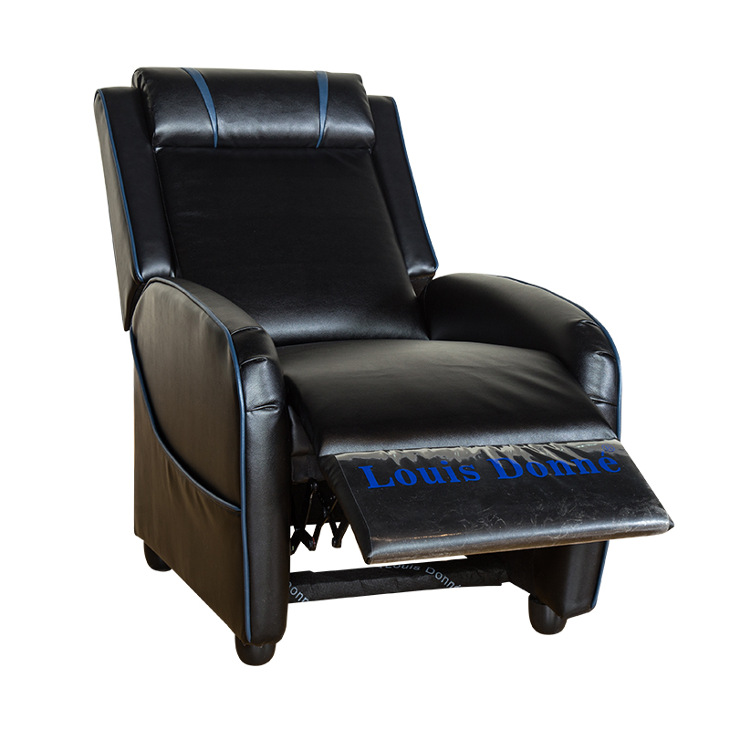 Narrow black push back recliner chair Shenzhen Mebon Furniture Co.,Ltd