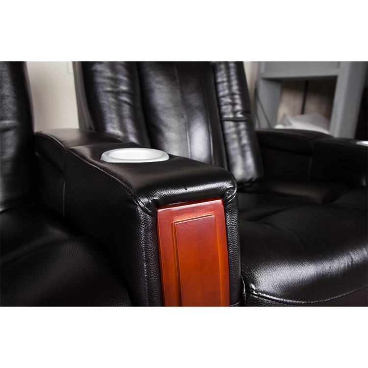 home theater leather sofa