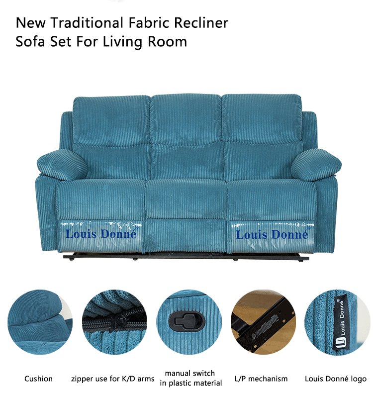 manual reclining sofa