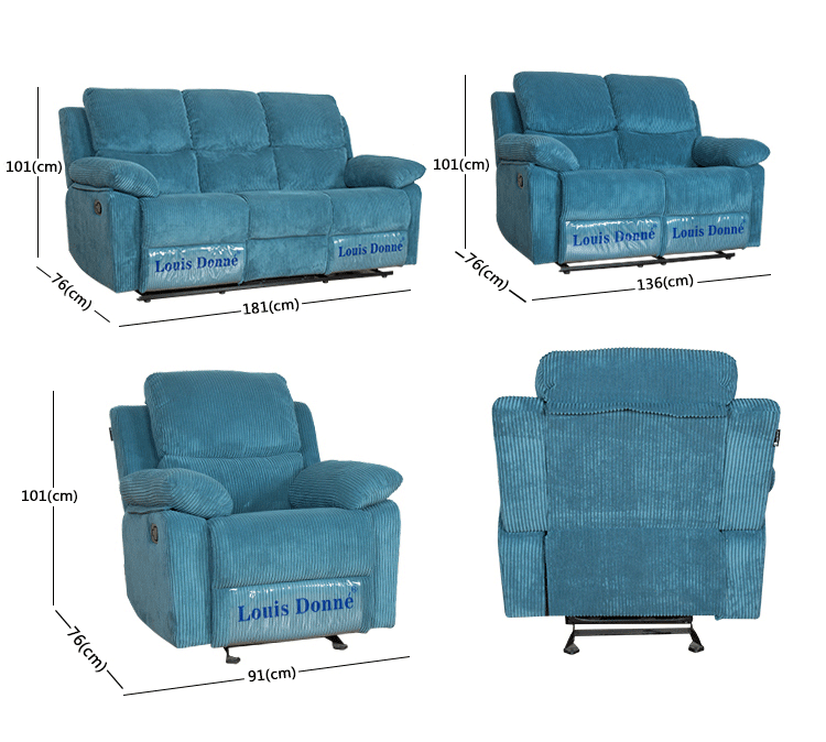 manual reclining sofa