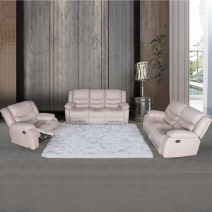 Modern Living Room three seater  Recliner sofa with coffee table and loveseat
