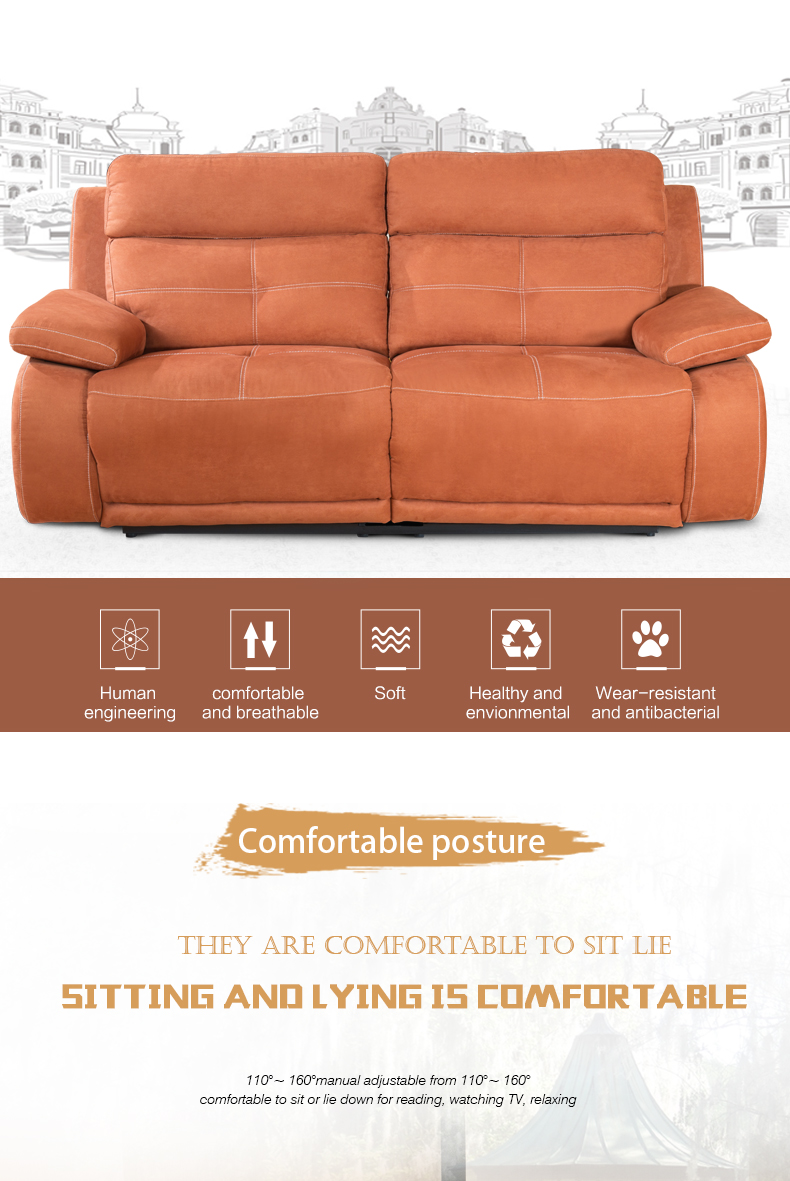 cheap 2 seater recliner sofa