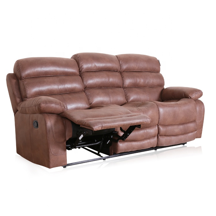 Best Modern Large Brown Fabric Recliner Sofa Shenzhen Mebon Furniture