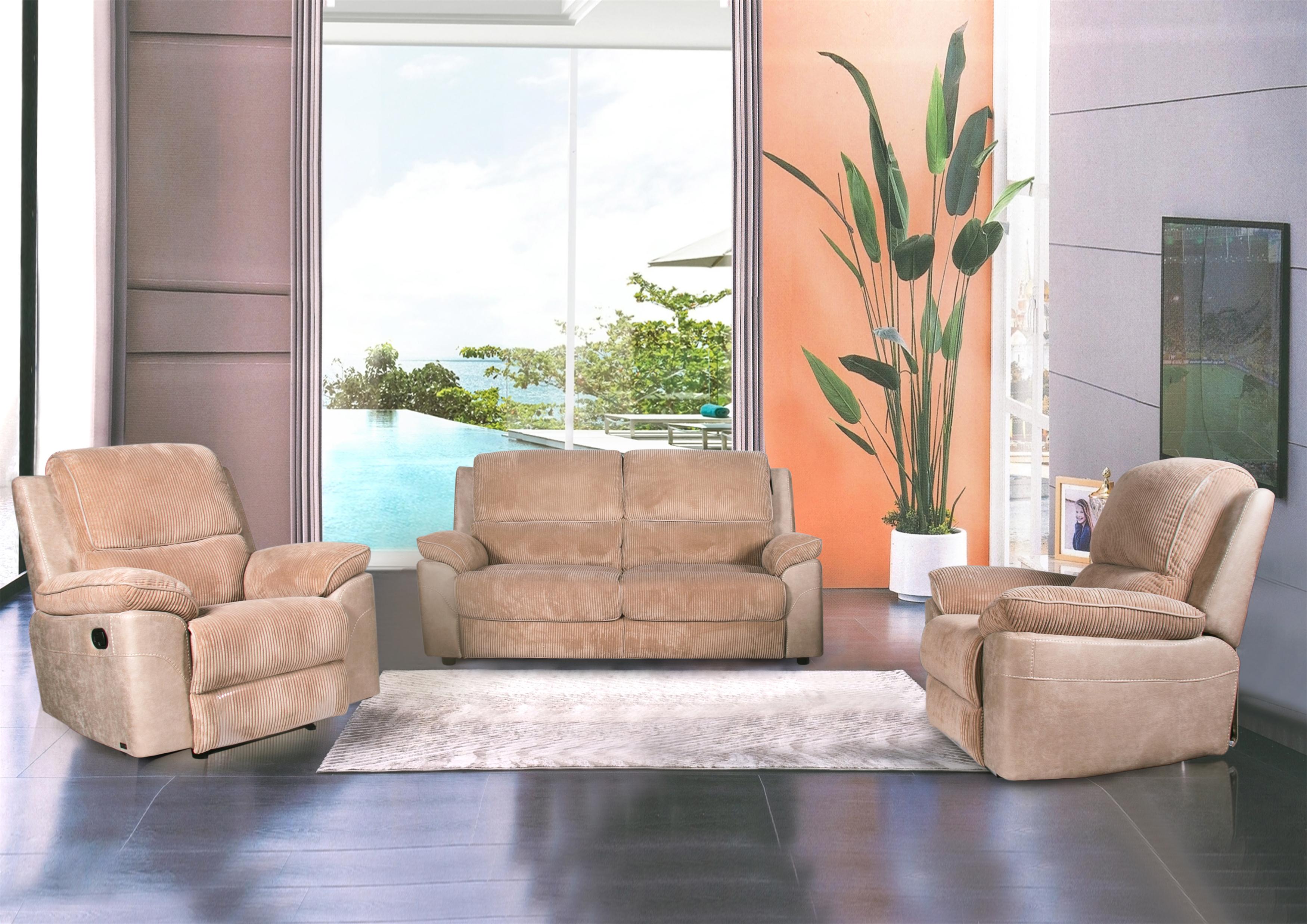 High Beige Fabric Recliner Sofa Chair under 200