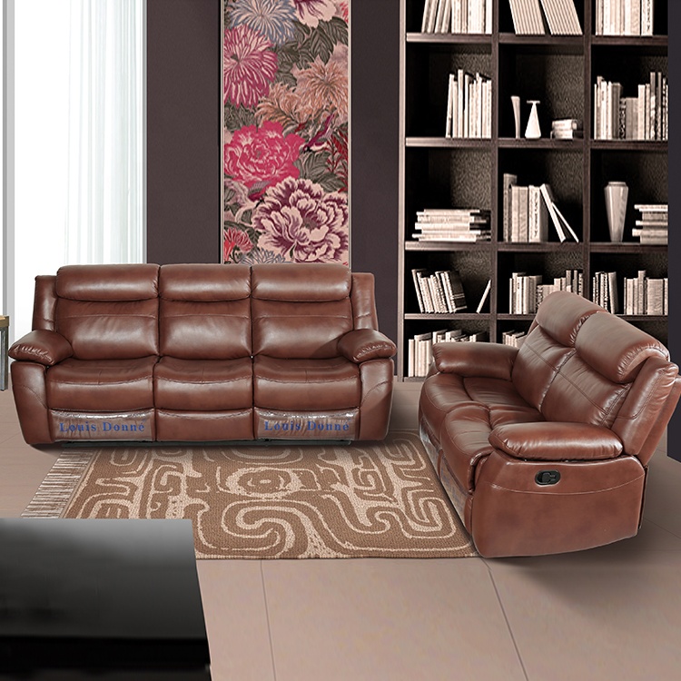 light brown leather sofa