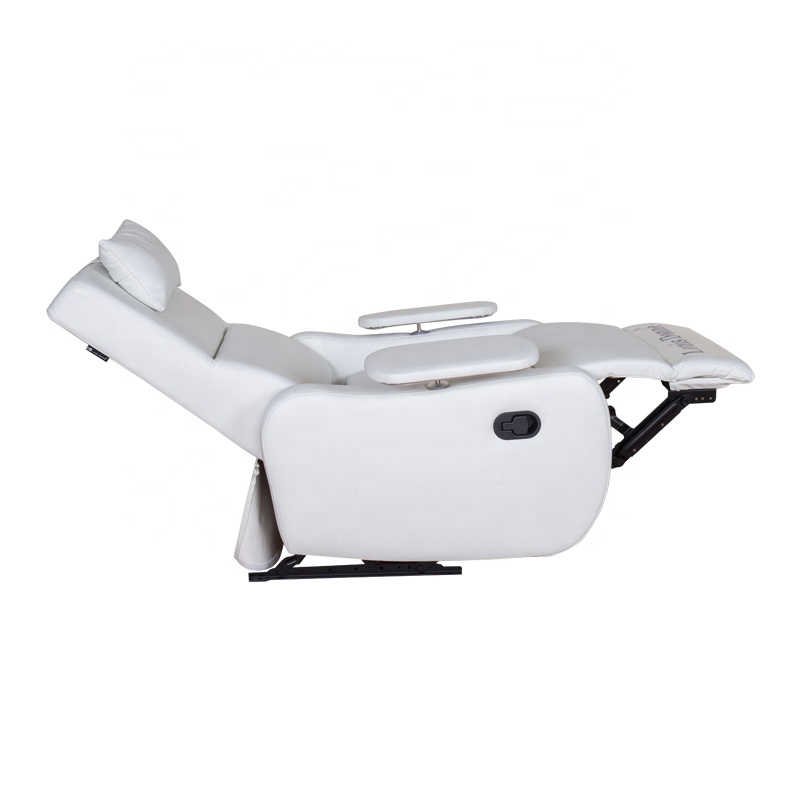mini white leather recliner chair for Nail Salon Shenzhen Mebon