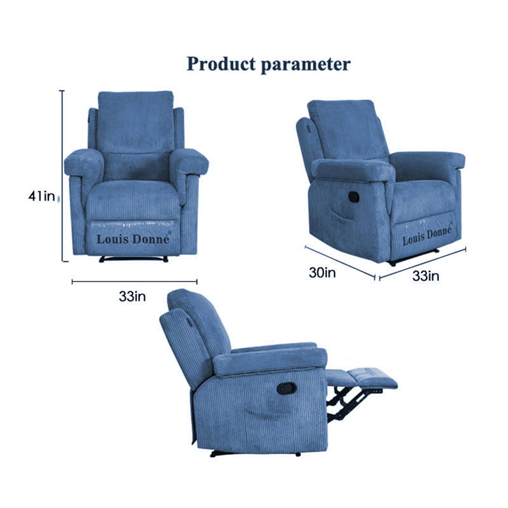 fabric recliner sofa sets