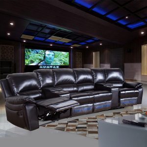 electric home theatre lounge