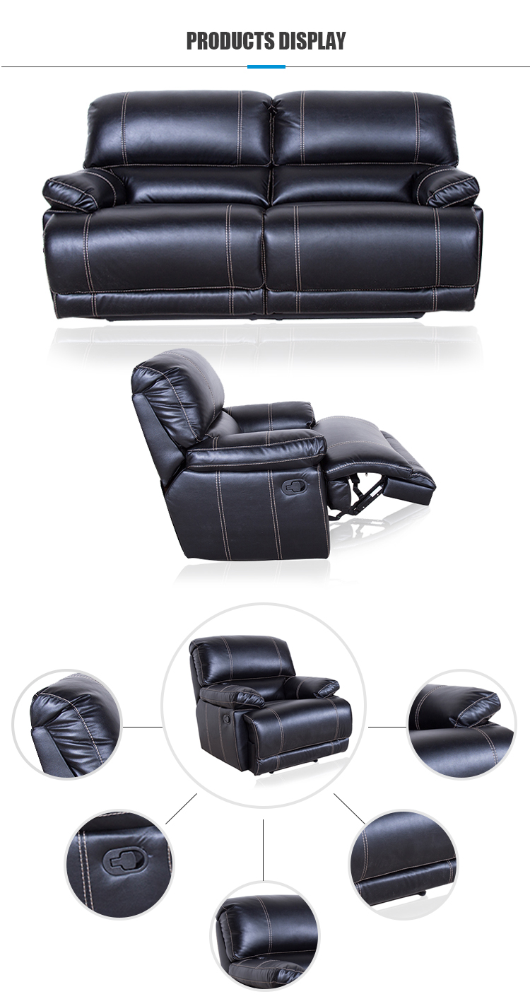 2 seater leather recliner sofa