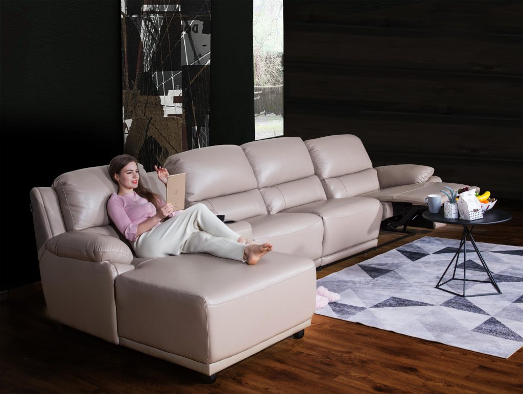 leather sofa