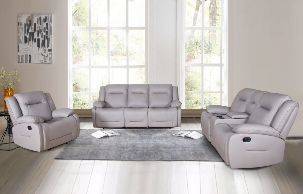 modern leather living room sofa