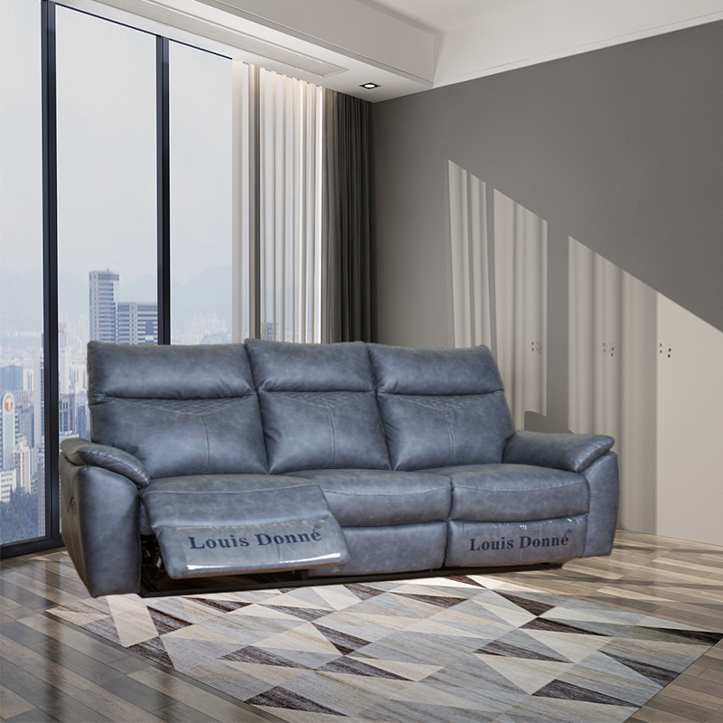 2021 Hot Sales Light Blue Color Sofa Bed Fabric Sale Recliner Fabric Sofa Set