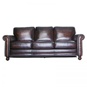 Burnished Leather Chair