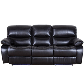 Living Room Recliner Velvet Air Leather Sofa Set Louis Donné Furniture