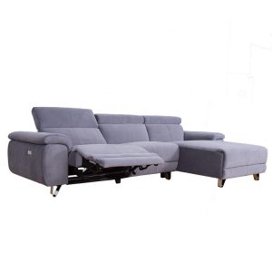 Decoro corner fridge sofa Square fabric Recliner sofa set Sectional Corner Sofa