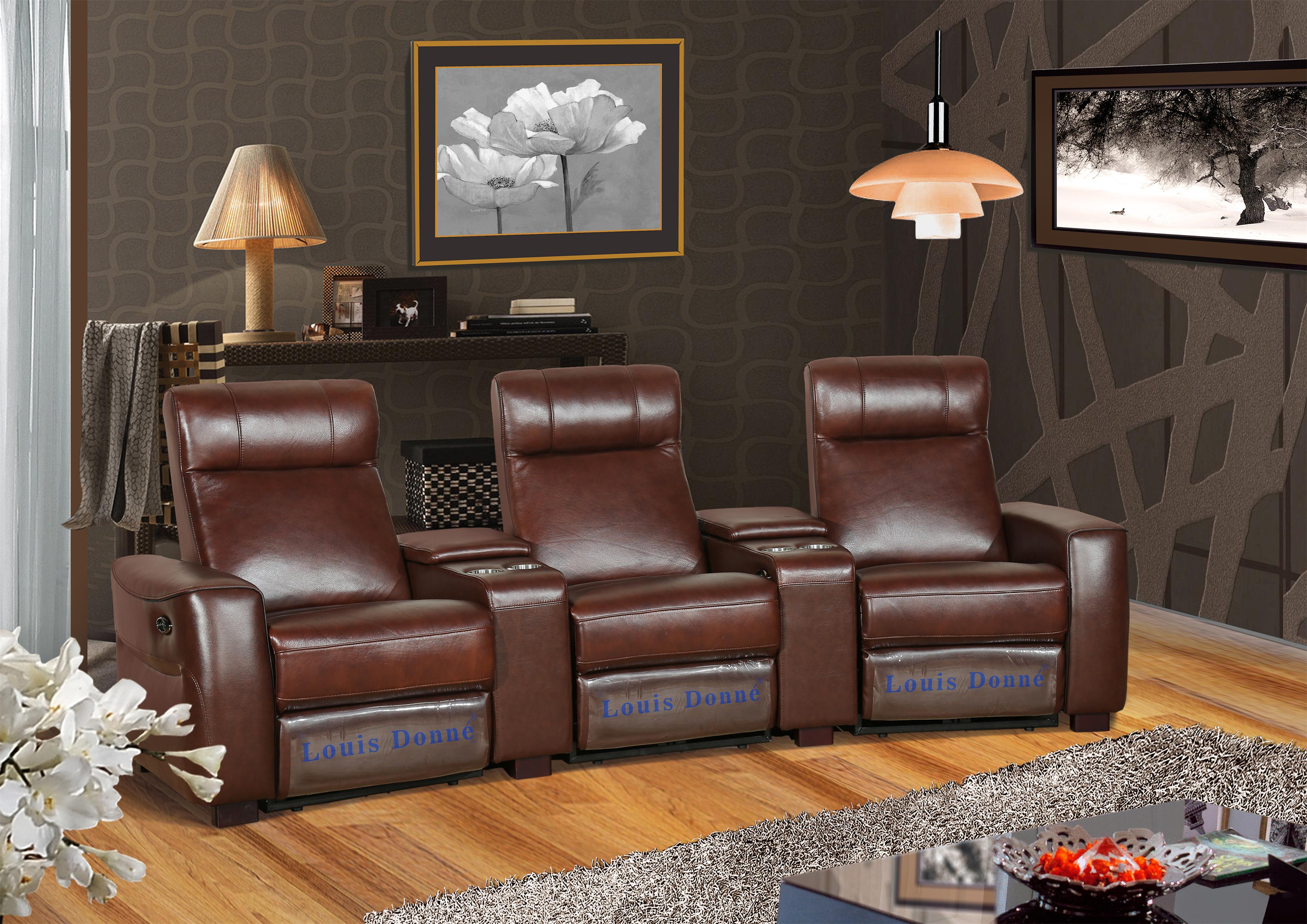 fabio leather black cinema sofa