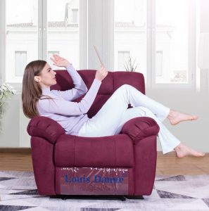 fabric electric recliner sofa