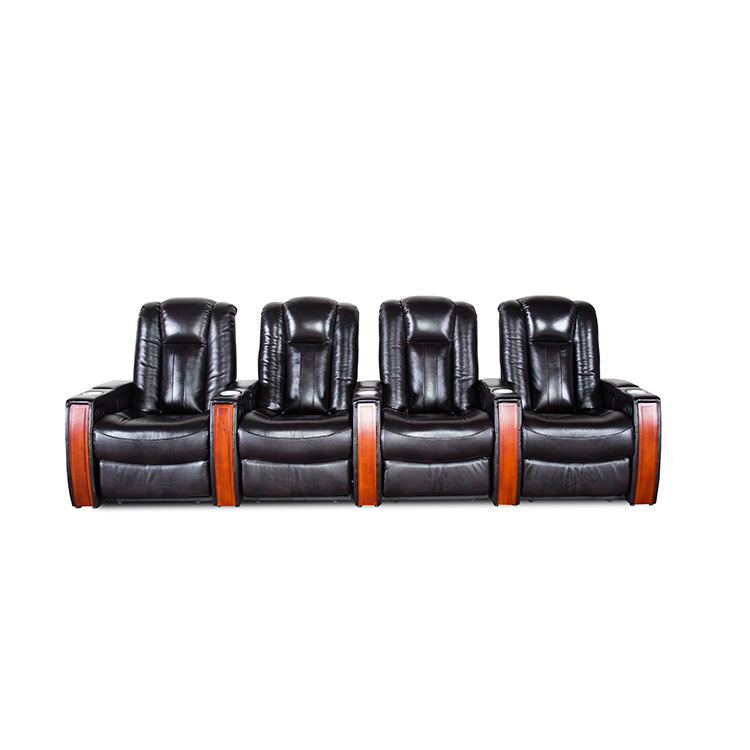 home theater leather sofa