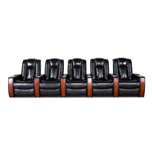 home theater leather sofa