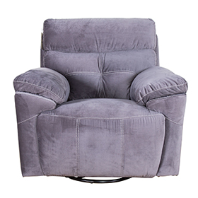 large blue velvet swivel rocker recliner chair living room