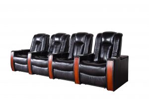 home theater leather sofa