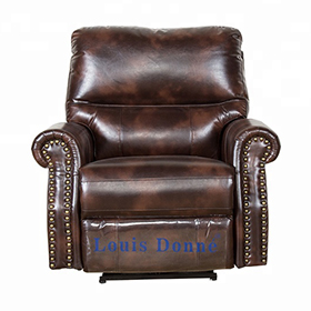 Latest 1 Seater Manual Reclining Single Leather Chair  Sofa