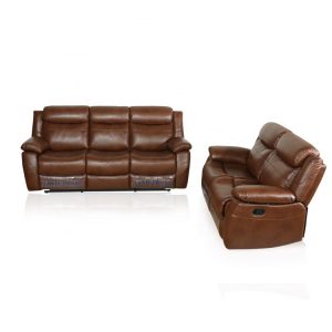 light brown leather sofa