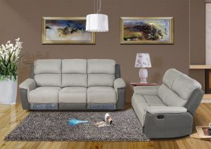 Modern fabric recliner chair living room sofa