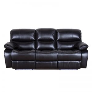 leather power reclining sofa