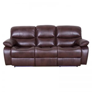 leather power reclining sofa