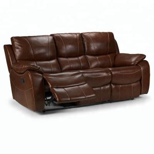 brown leather sofa living room