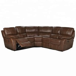 brown leather sofa living room