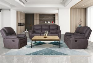 3 seater manual recliner sofa