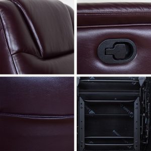 small leather recliner chair