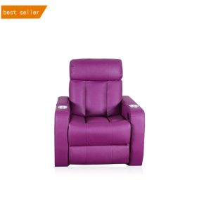 Best and Most Durable Leather Power Sofa Recliner Chair with Cup Holder