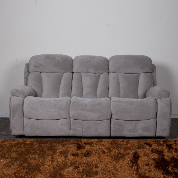 3 seater fabric recliner sofa