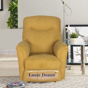 Best Plush Yellow Massage Recliner Sofa Chair in Living Room