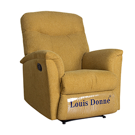 Best Plush Yellow Massage Recliner Sofa Chair in Living Room