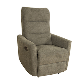 Promotional Small Size Green Fabric Manual Recliner Chair