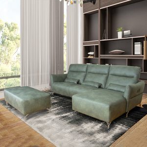 Leather Corner Sofa Manufacturer, Leather Corner Sofa, Electric Corner Chaise Sofa With Ottoman